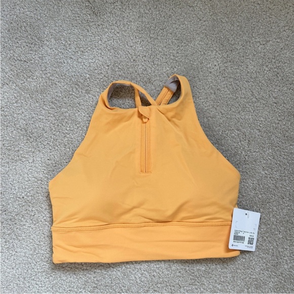 1-13 NWT Size 6 Lululemon Energy High Neck Longline Bra Zip MGDM - Picture 1 of 5